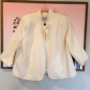 Cream Sag Harbor Petite Jacket